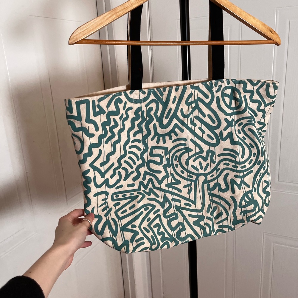 Keith Haring Inspired Tote Bag